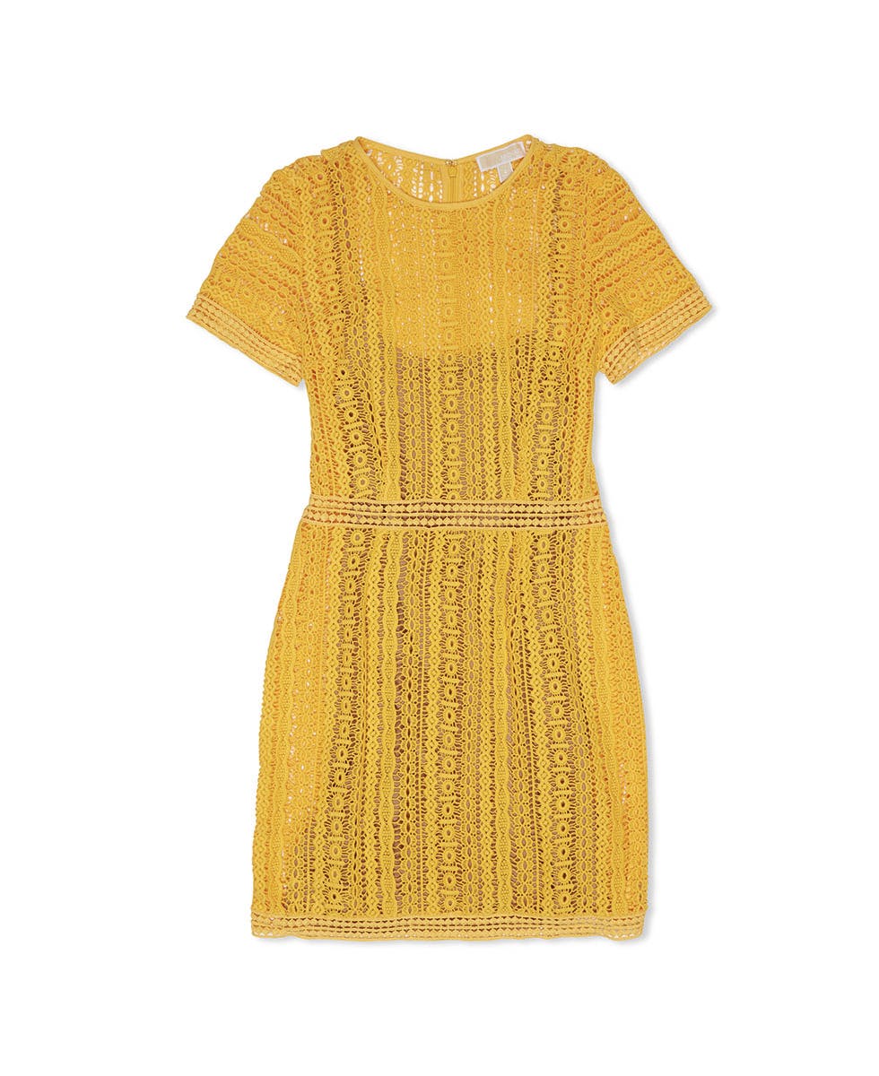 Blonder: Blondekjole med korte ermer 2017